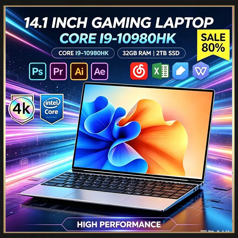M.2 Ssd - Ультратонкий ноутбук 14,1 дюйма, процессор Intel