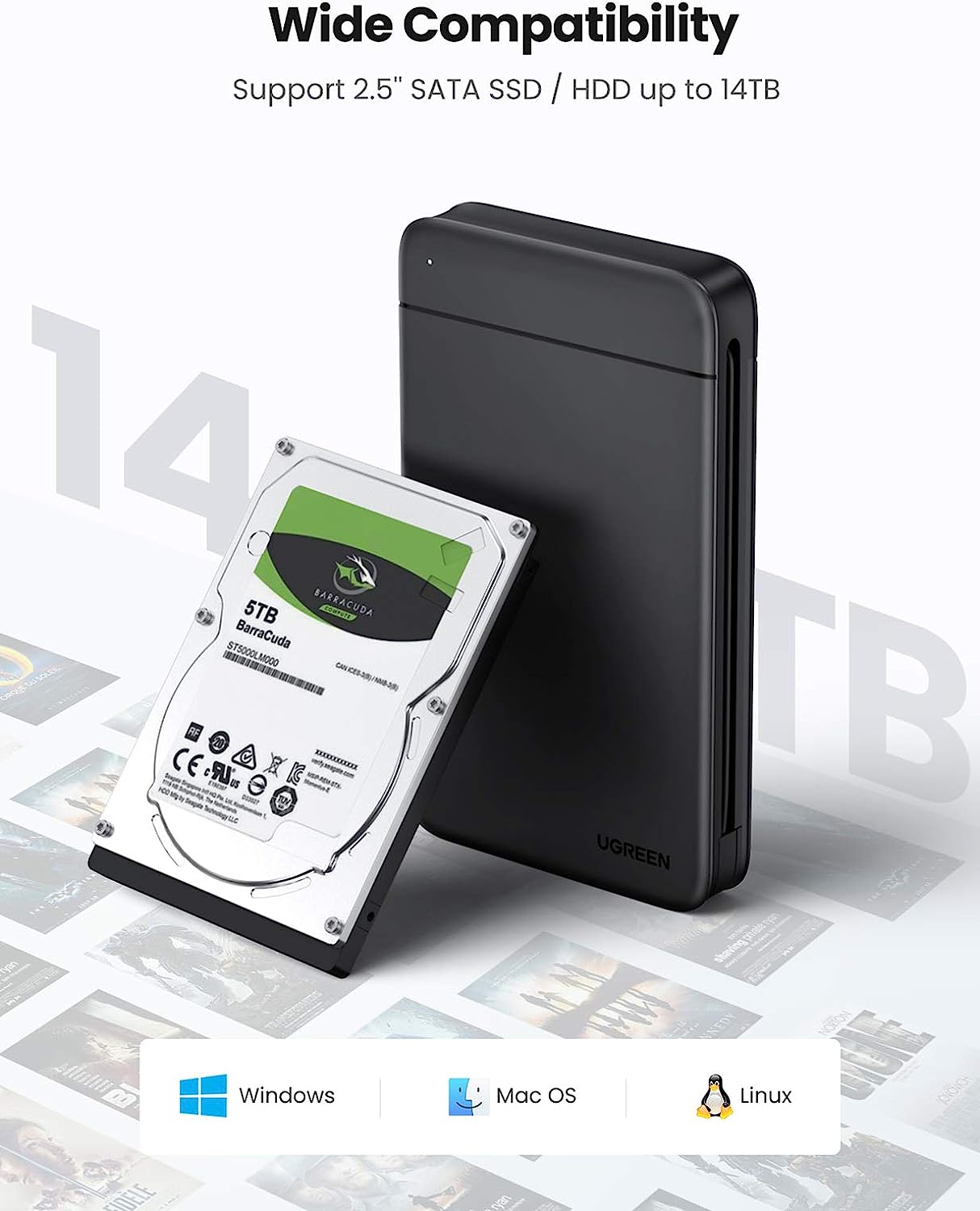 UGREEN USB C Корпус жесткого д – обзор и цена External Ssd